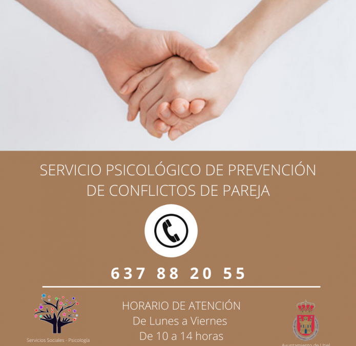 Utiel ofrece un servicio psicológico de prevención de conflictos de pareja durante el confinamiento