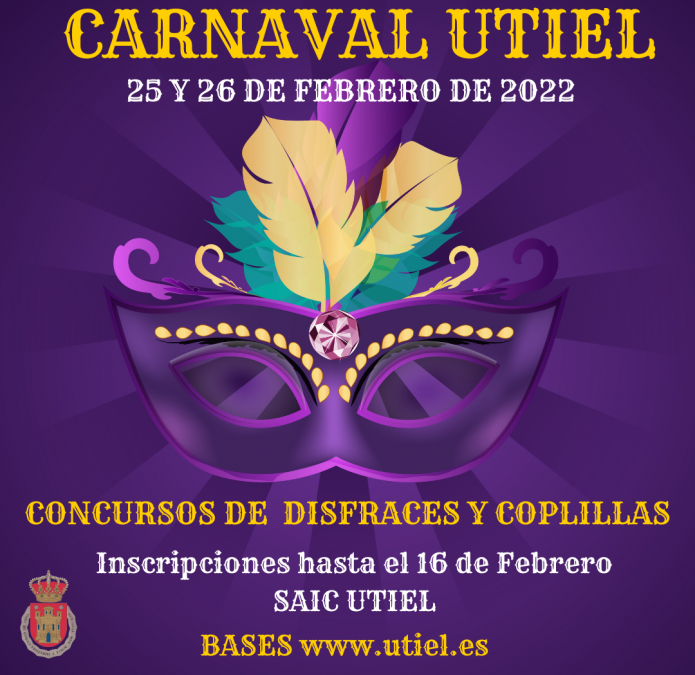 Utiel celebrará el Carnaval con el tradicional desfile y los concursos de disfraces y coplillas 