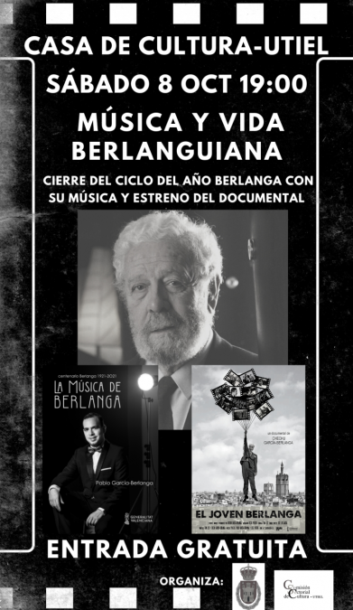 Utiel cierra el ciclo del año Berlanga con documental sobre su vida y música de sus películas bajo la dirección de sus sobrinos-nietos 