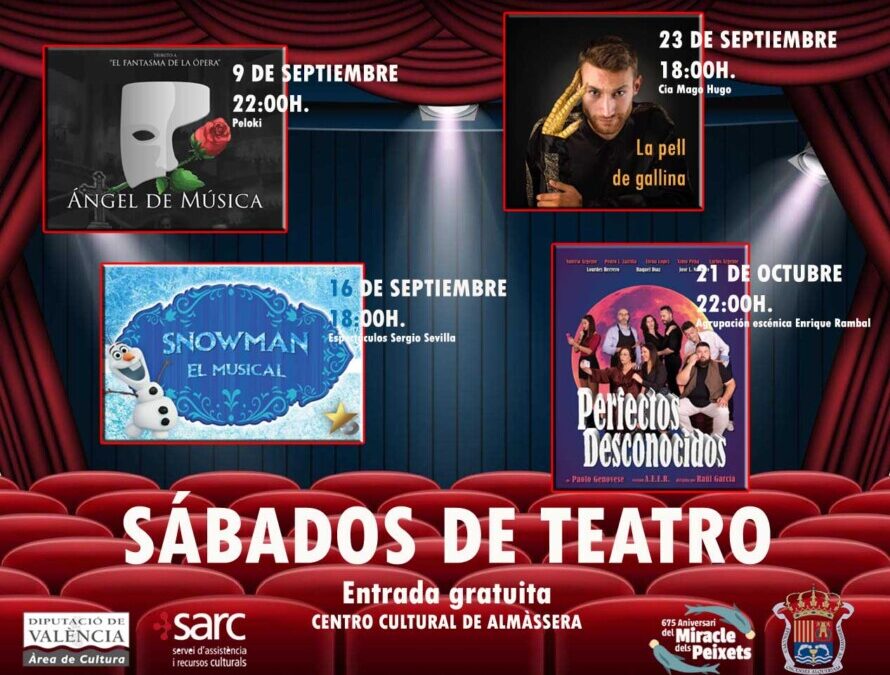 La Agrupación escénica Enrique Rambal tendrá una intensa actividad teatral durante octubre y noviembre de 2023.