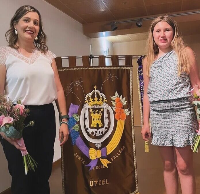 Natalia Pardo Martínez y Claudia Godoy Jiménez, Falleras Mayores de Utiel 2025