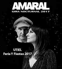 AMARAL Actuará en Utiel en la Feria y Fiestas de 2017